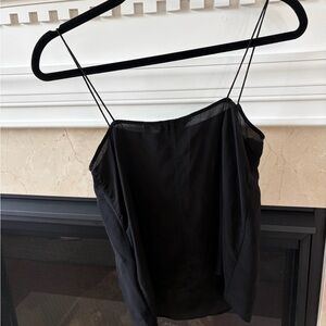 & Other Stories Black Spaghetti Strap Cami